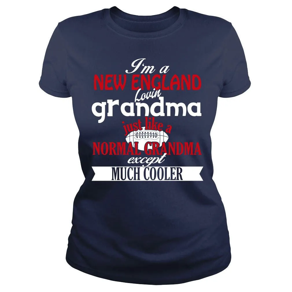 Cool New England Football Grandma