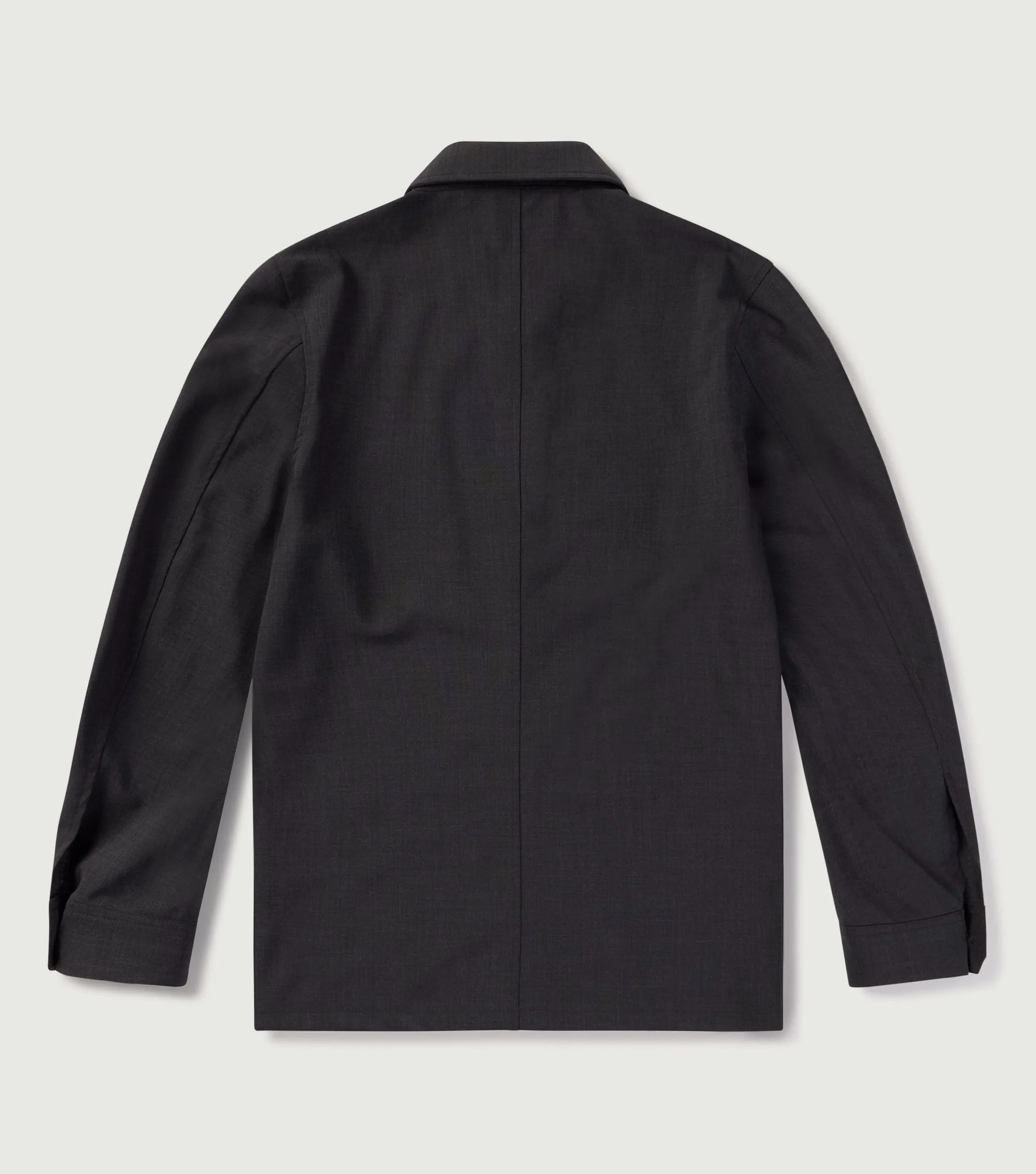 Cool Wool Worker Overshirt Grey