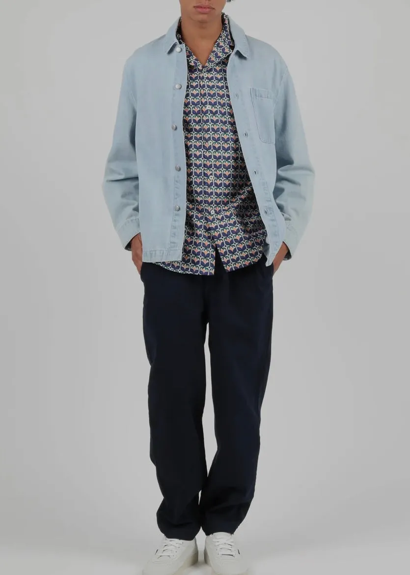 Cotton Denim Workwear Shirt