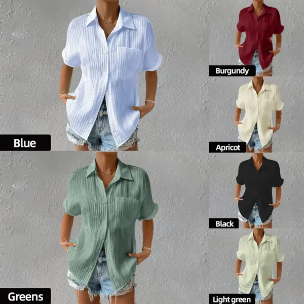 Crew Neck Lace Loose Shirt ~ The shirt that does all the work for you~