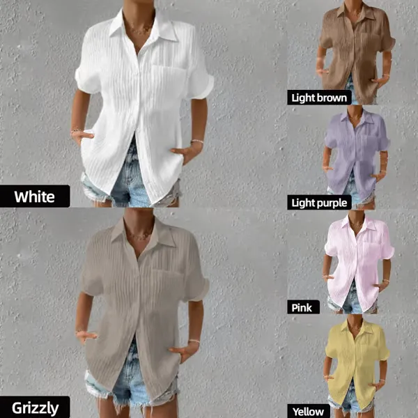 Crew Neck Lace Loose Shirt ~ The shirt that does all the work for you~