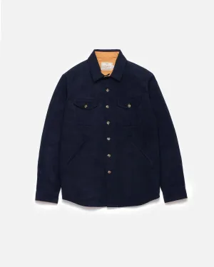 Crissman Overshirt Navy Moleskin