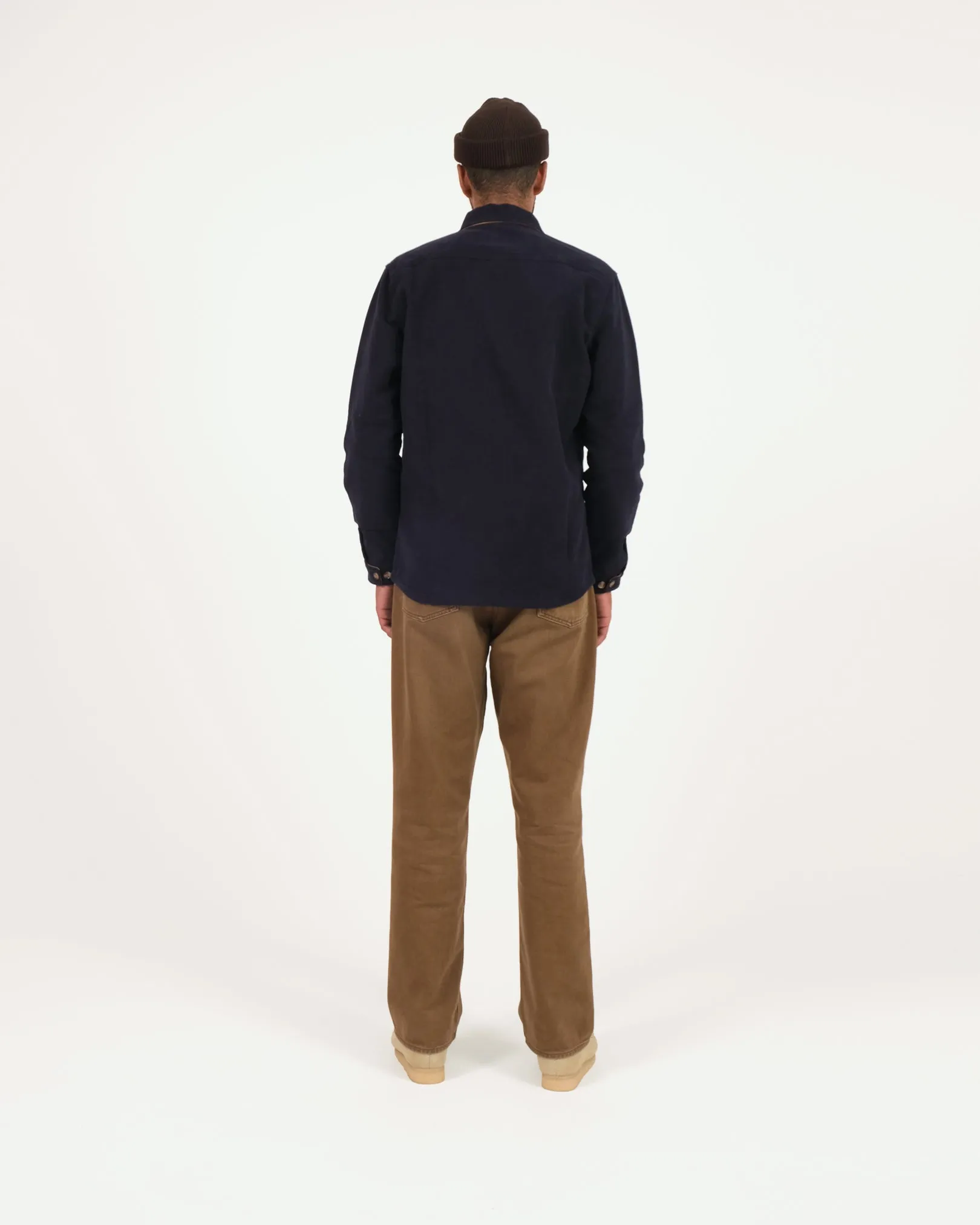 Crissman Overshirt Navy Moleskin