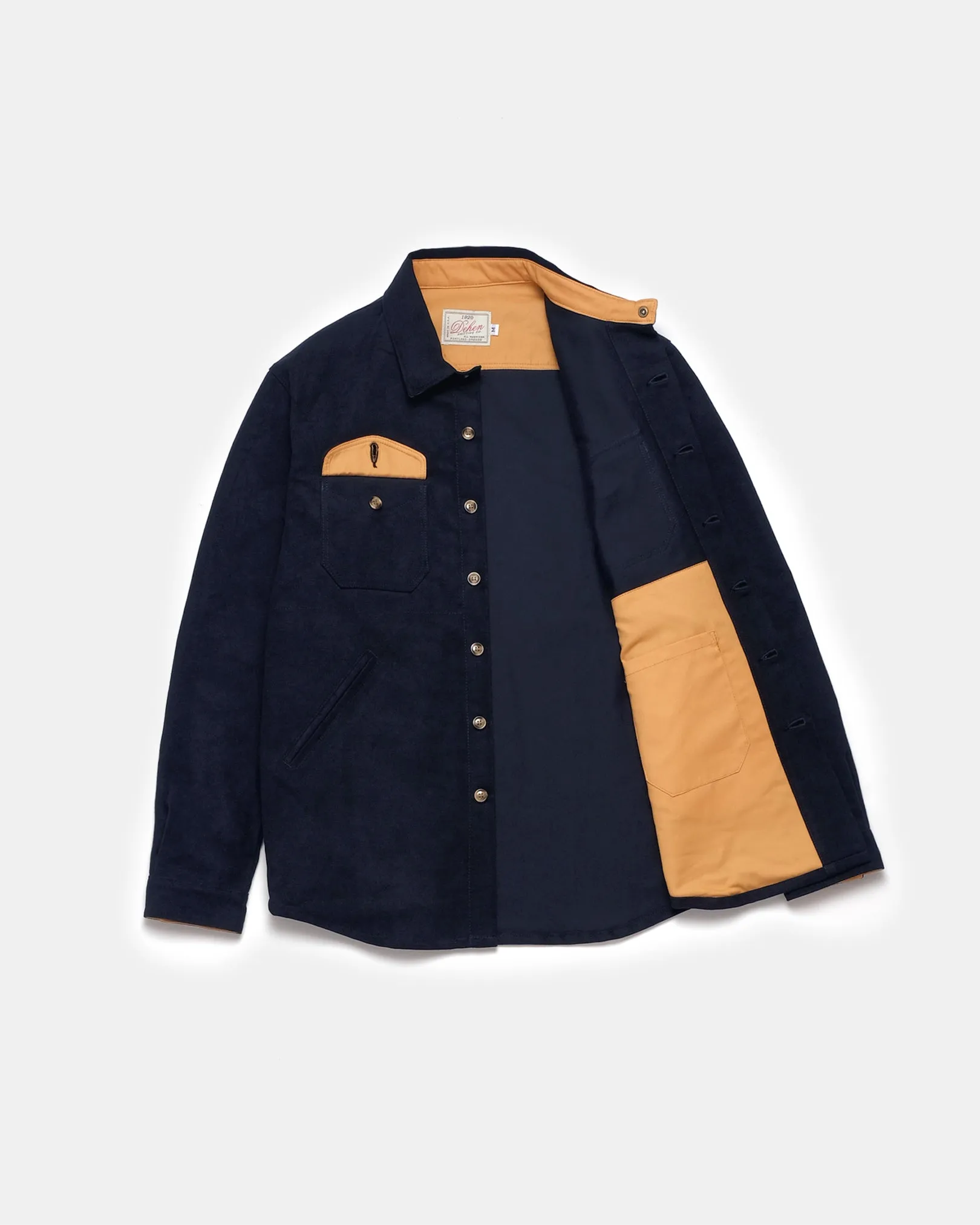 Crissman Overshirt Navy Moleskin