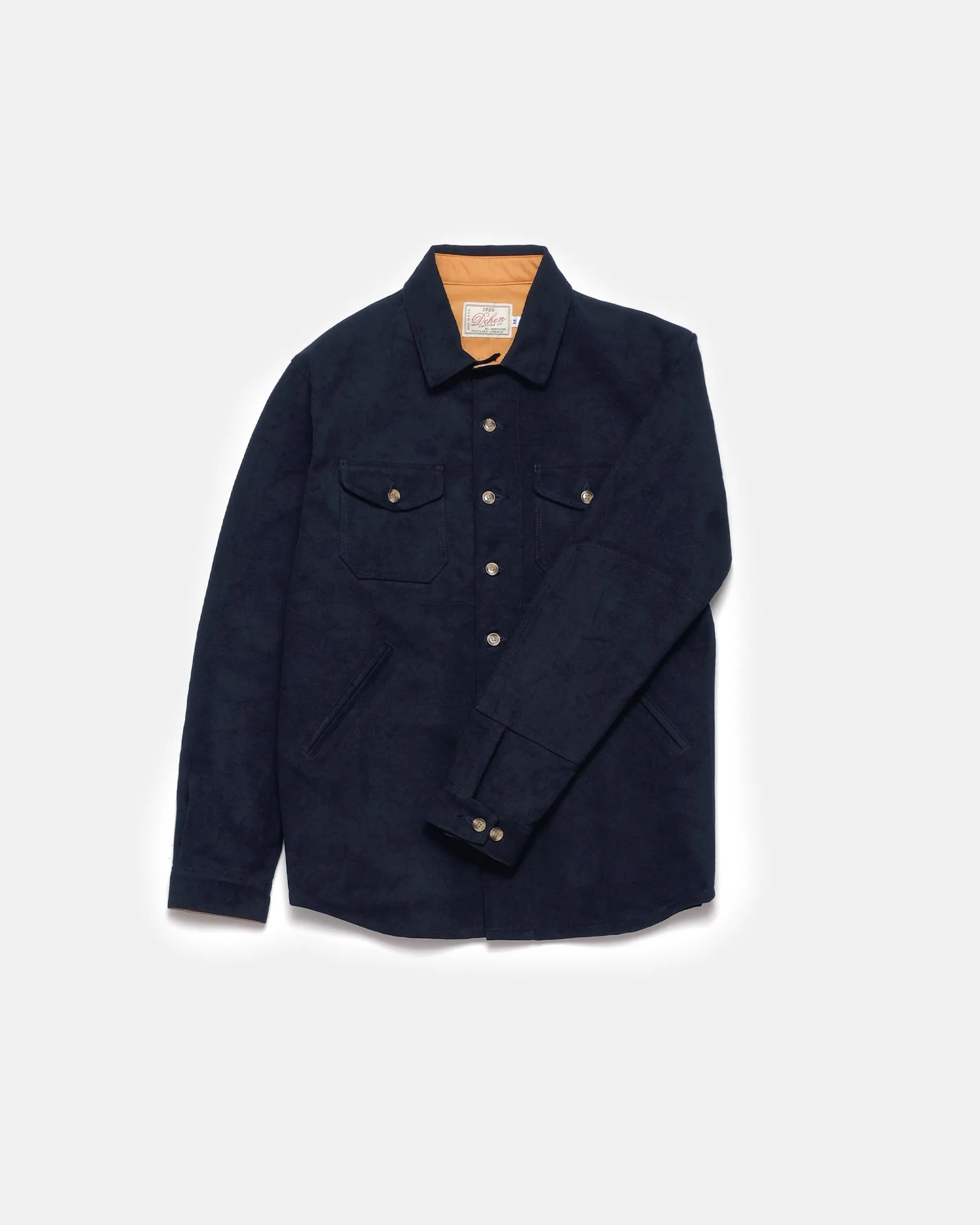Crissman Overshirt Navy Moleskin