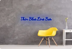 Custom order: Thin Blue Line Bar