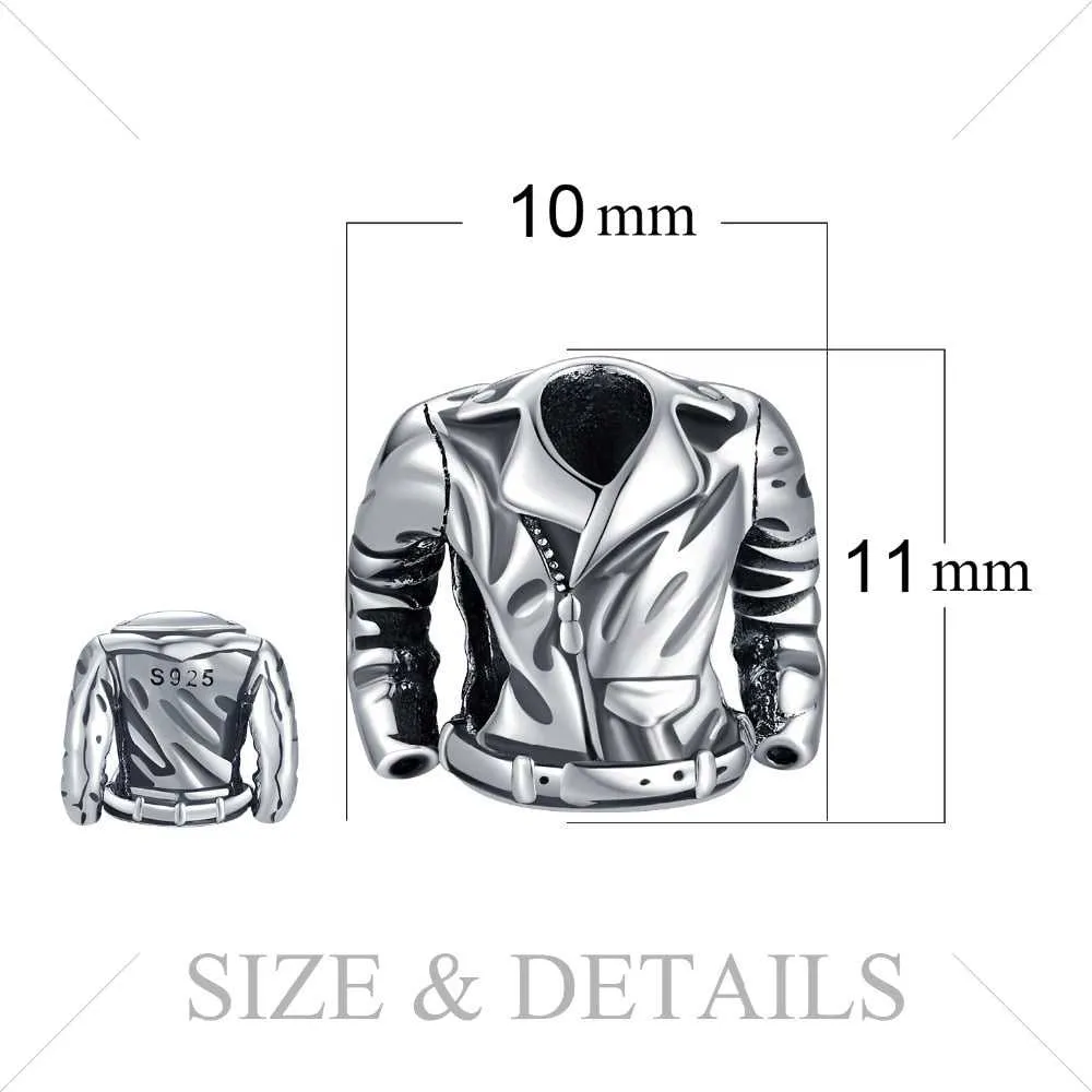 Cycolinks 925 Sterling Silver Biker Girl Jacket