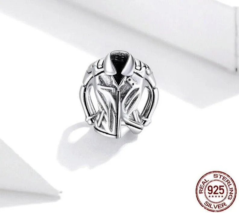 Cycolinks 925 Sterling Silver Biker Jacket Charm