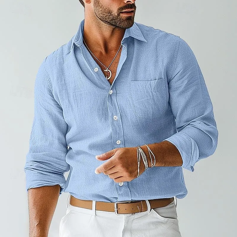 Daniel - Linen Long-Sleeve Shirt