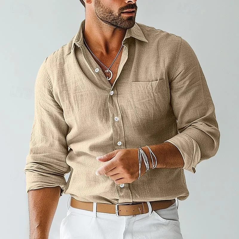 Daniel - Linen Long-Sleeve Shirt