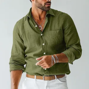 Daniel - Linen Long-Sleeve Shirt