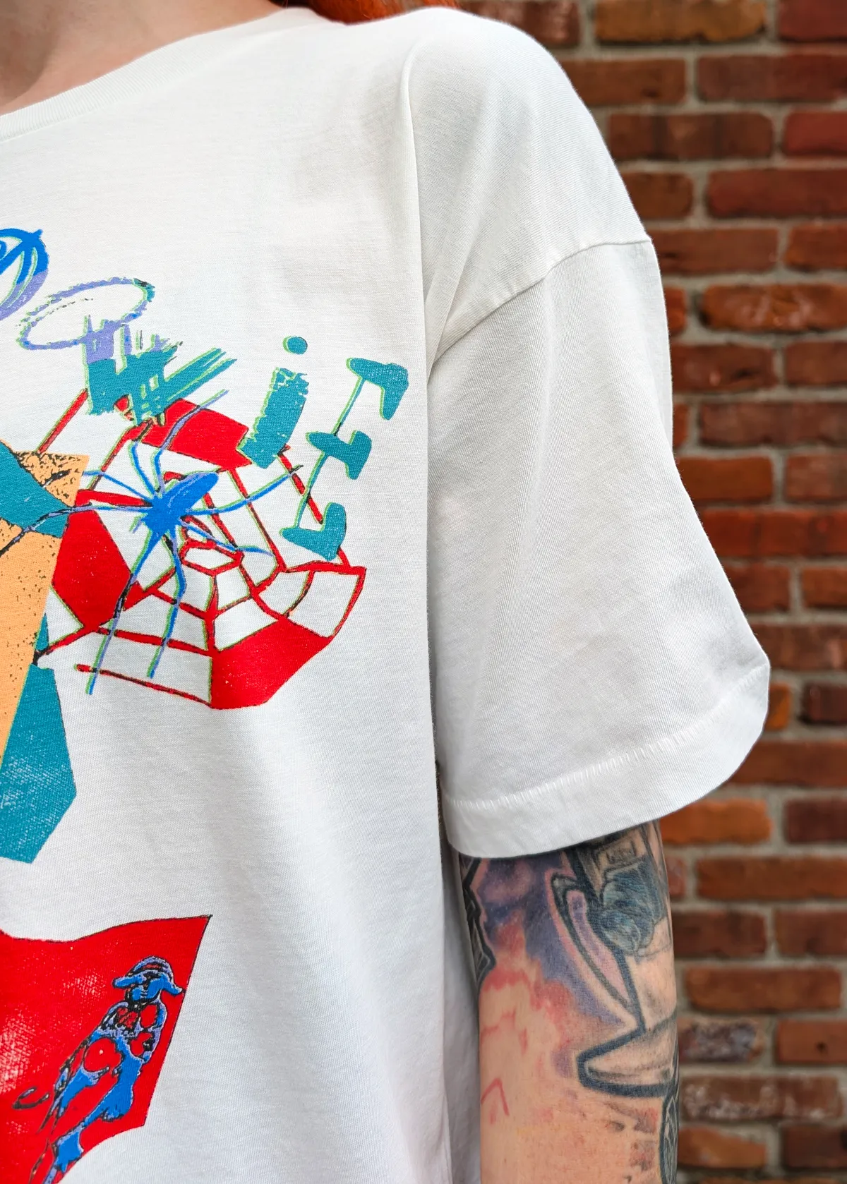 David Bowie Glass Spider Tour Oversized Merch Tee
