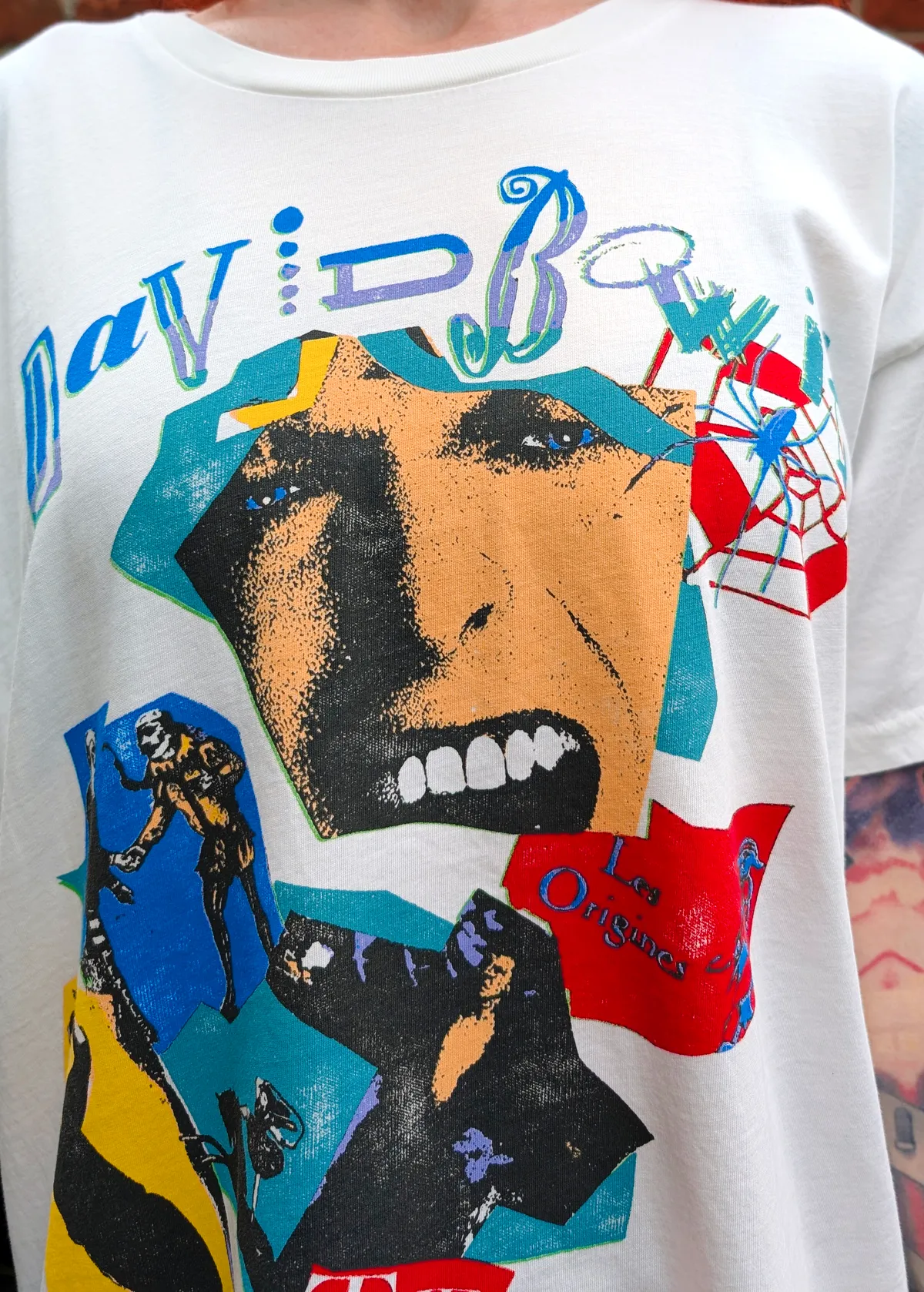 David Bowie Glass Spider Tour Oversized Merch Tee