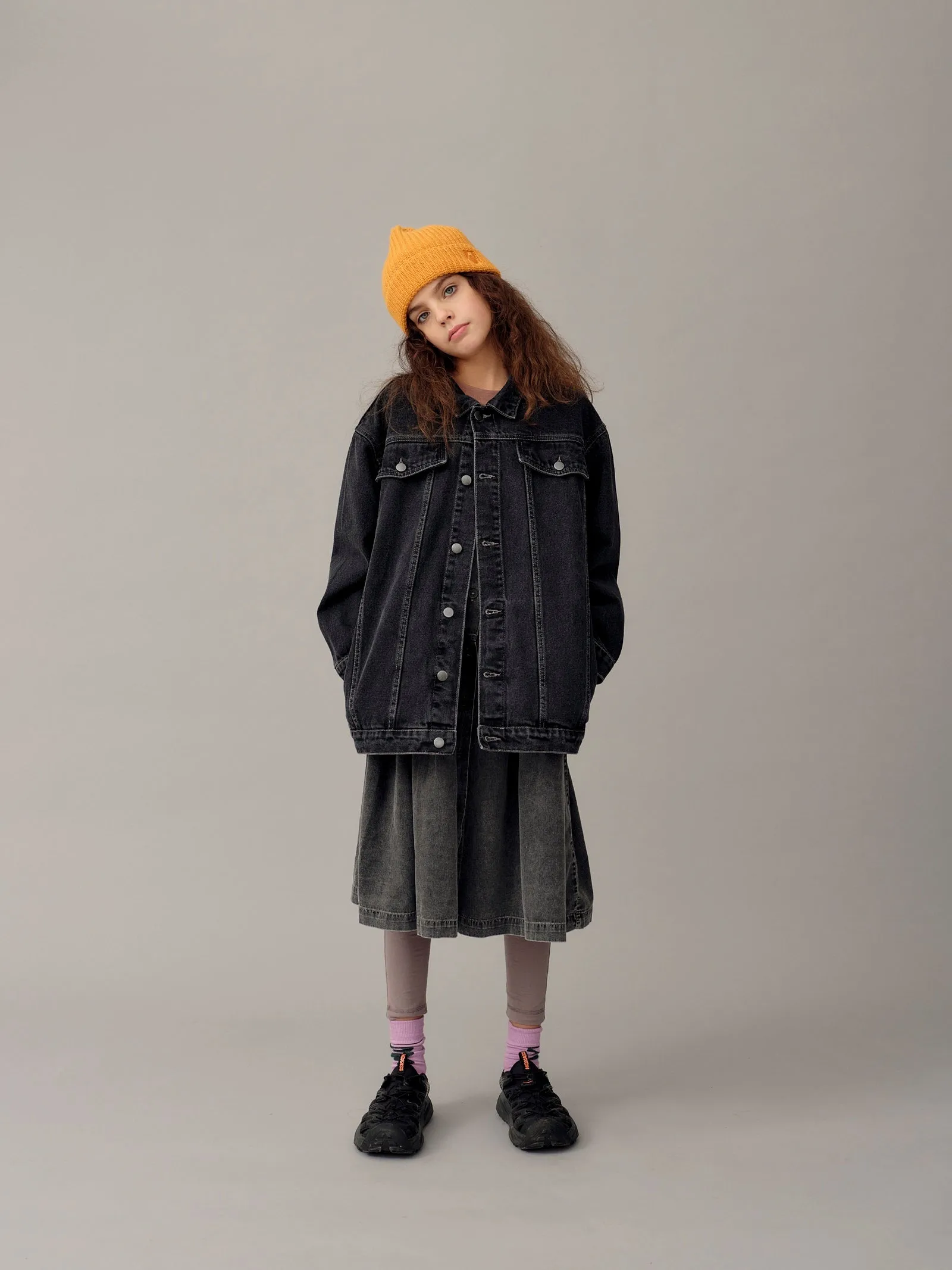 Denim Jacket - Wash Black