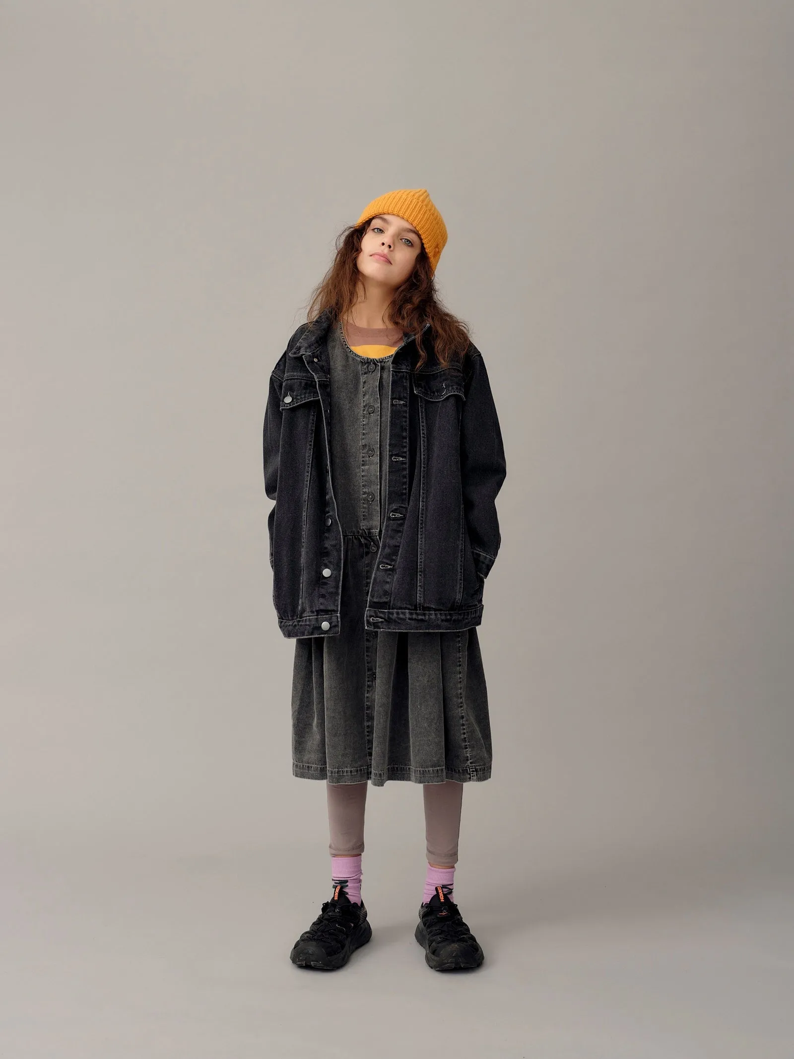 Denim Jacket - Wash Black
