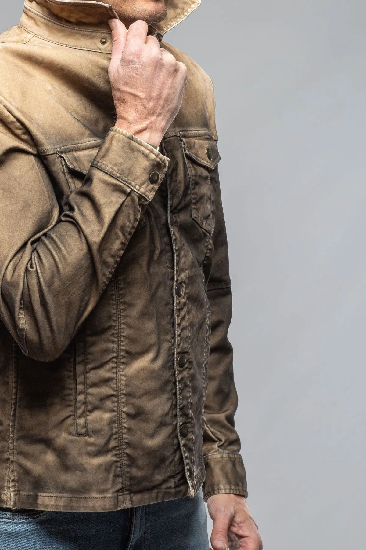 Diesel Moleskin Jacket In Desert