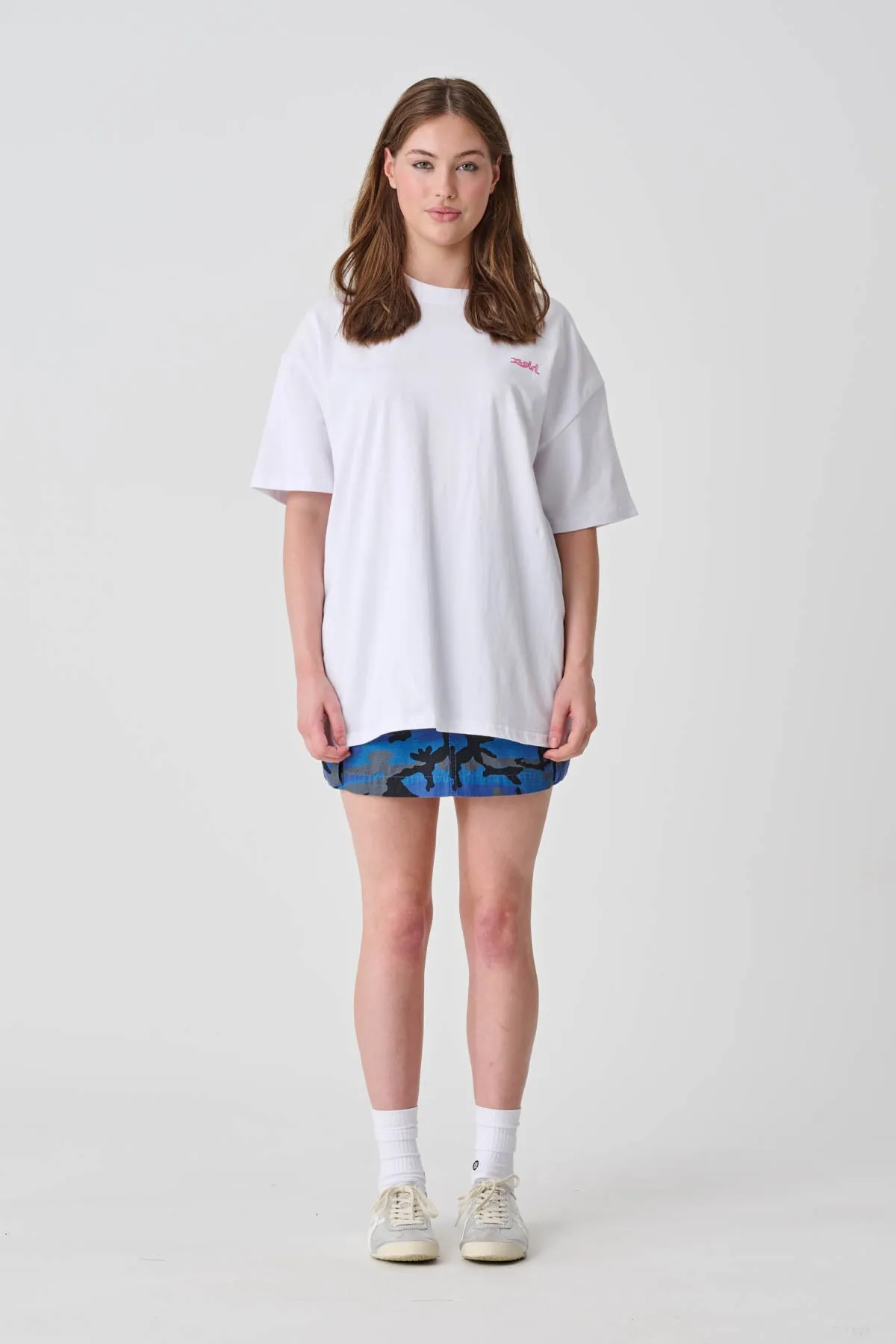 EARTH & MILLS RELAXED TEE - WHITE