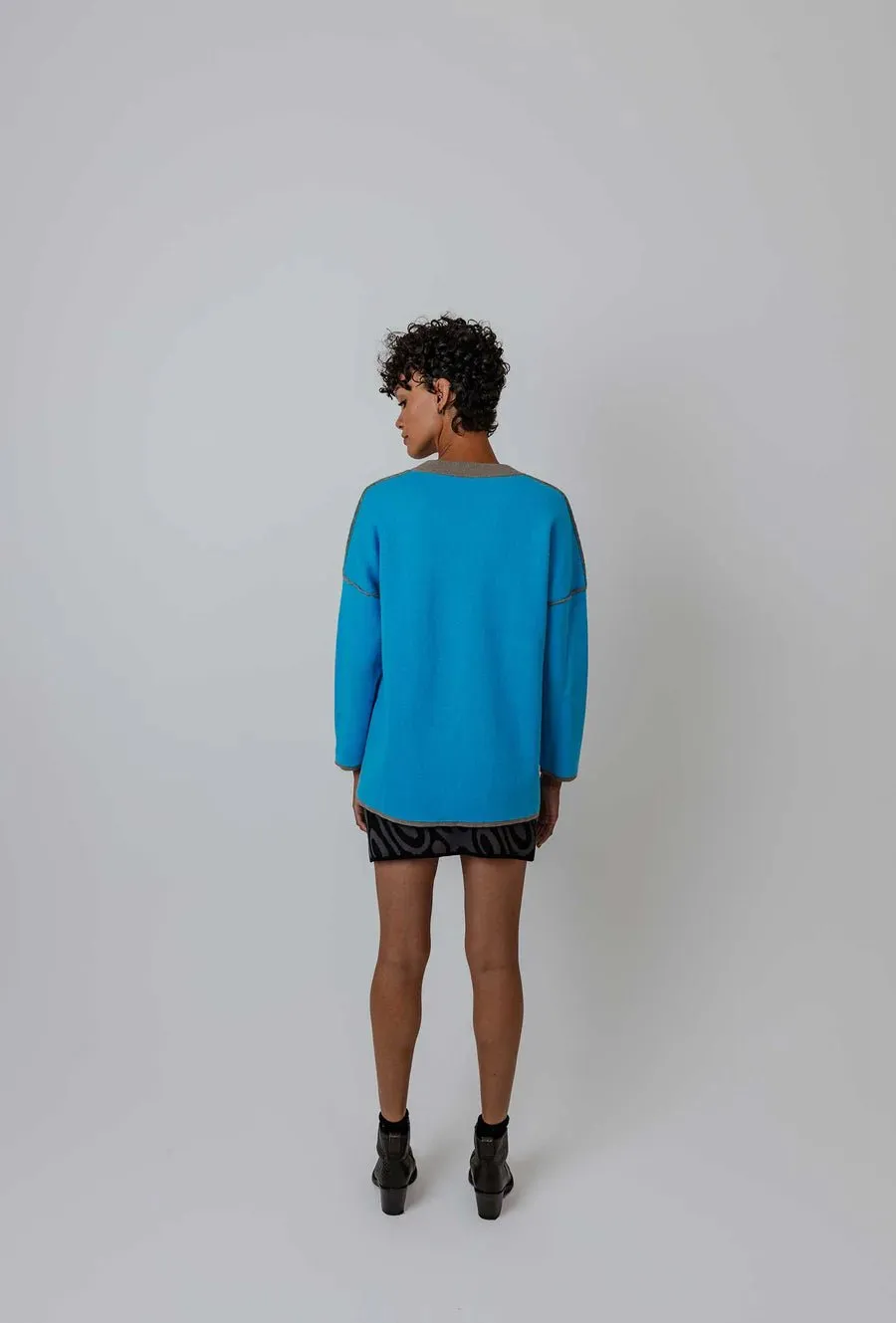 Eddie Sweater | Aqua