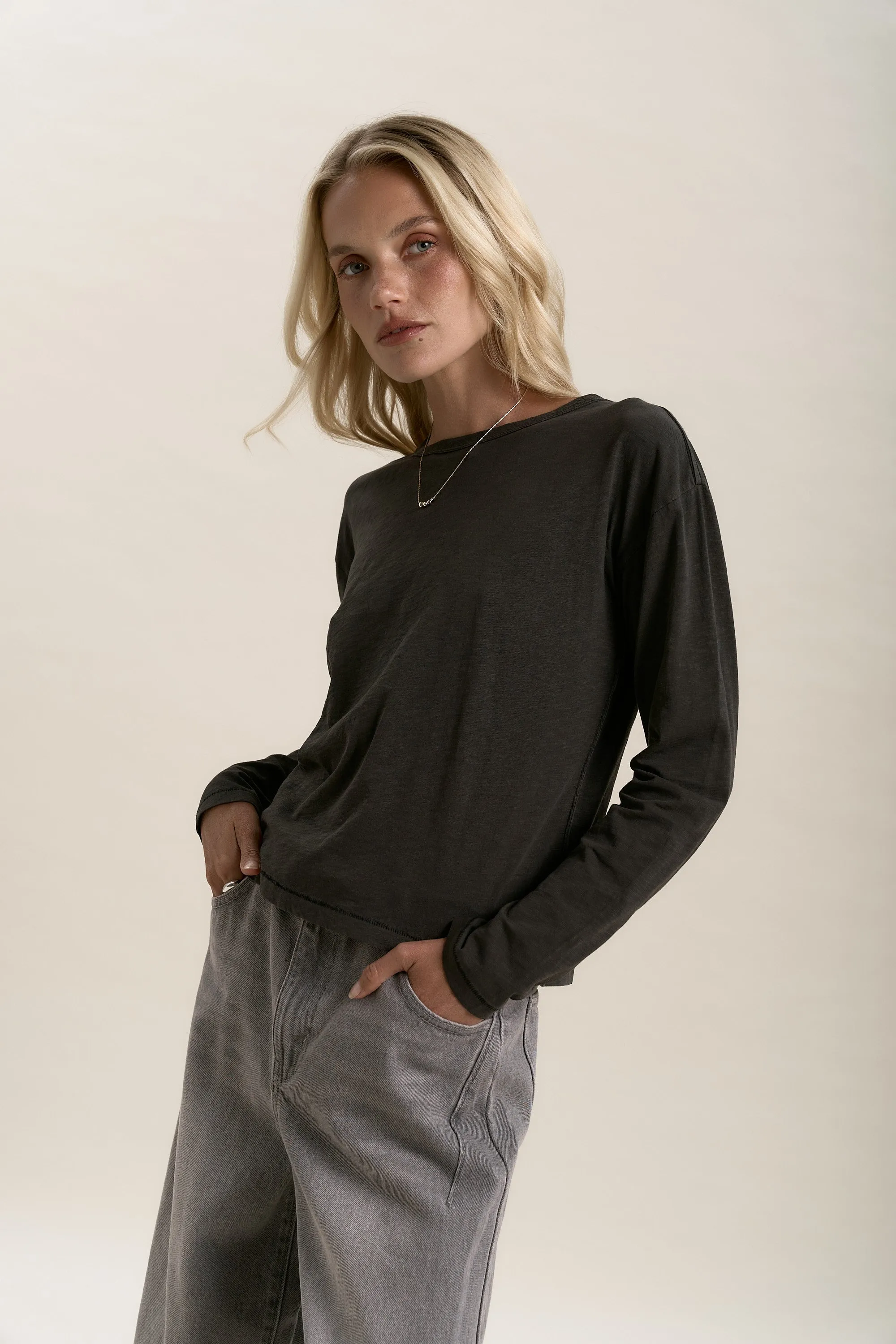 Elementary Relaxed Long Sleeve Tee