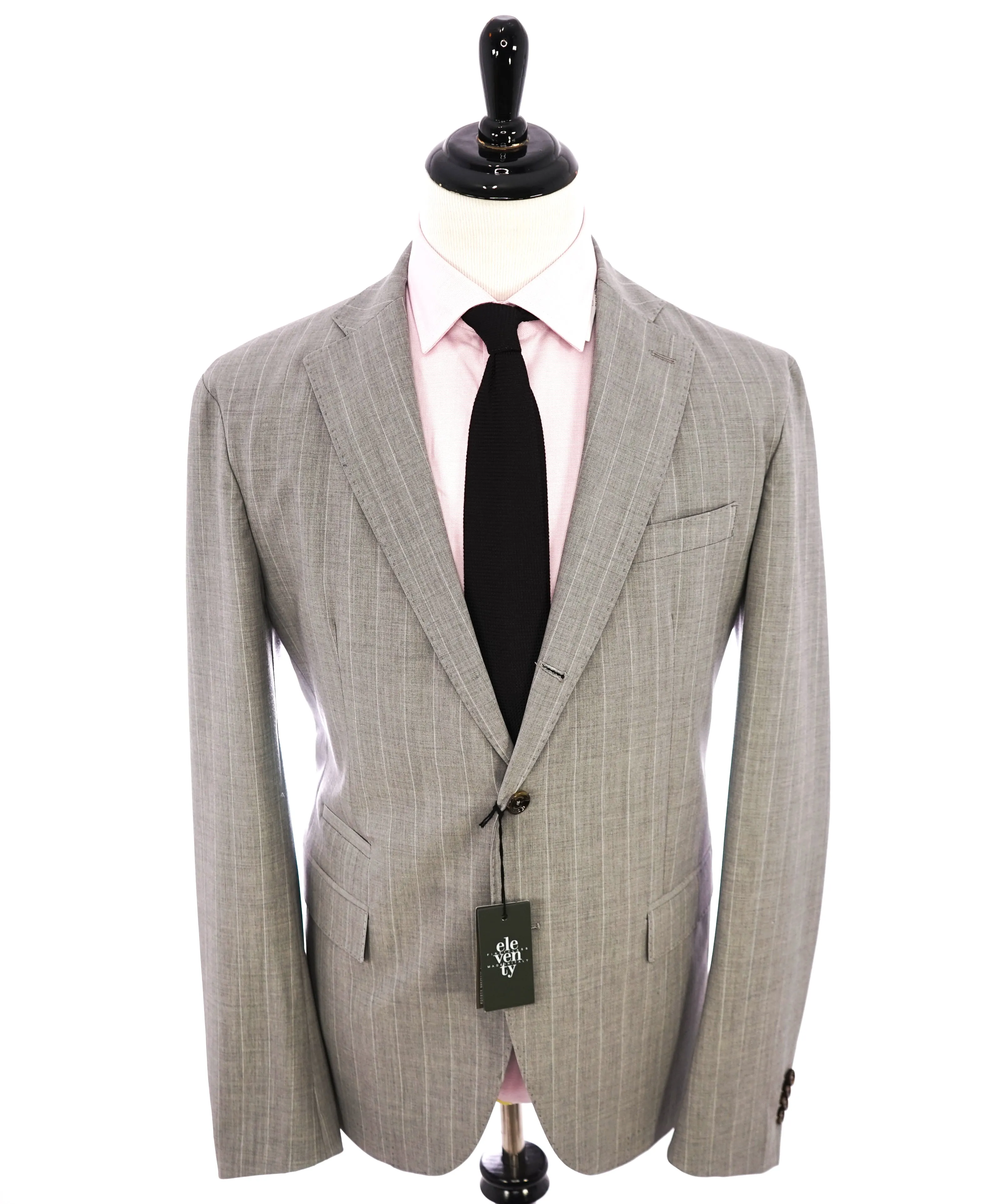 ELEVENTY - 2/3 Button Roll Lapel Elastane Blend Performance Unlined Suit - 44R