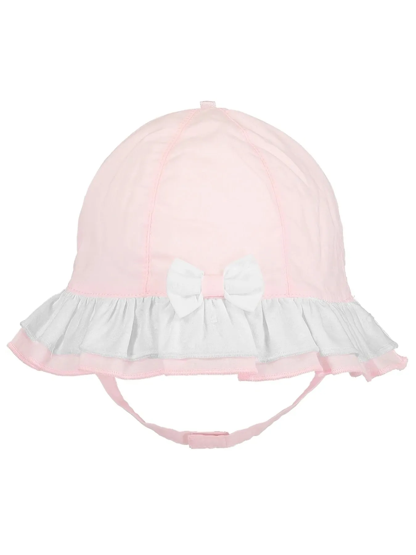 Emile Et Rose Gabby Pale Pink Bow Sun Hat