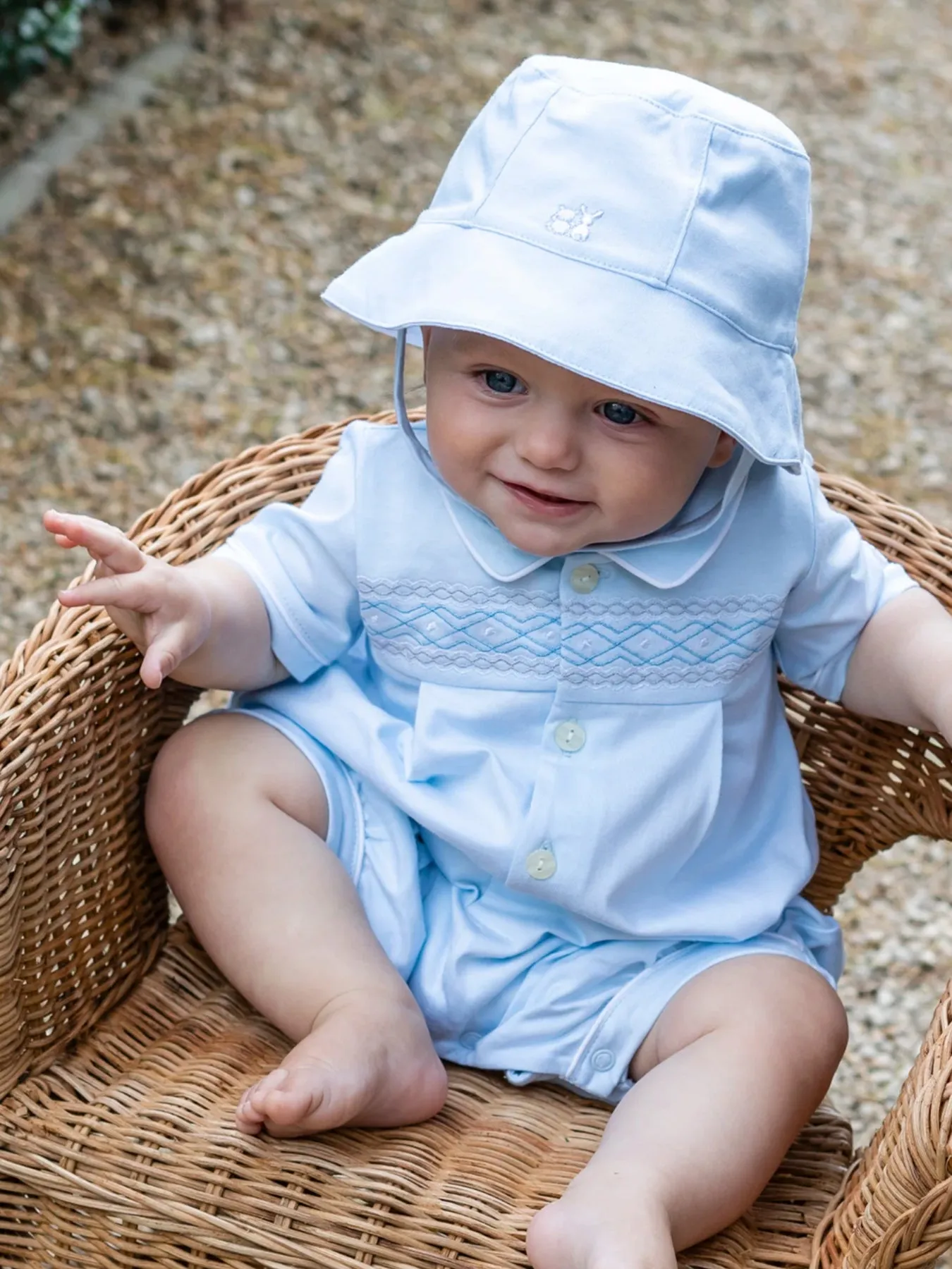 Emile Et Rose Gibson Blue Sun Hat