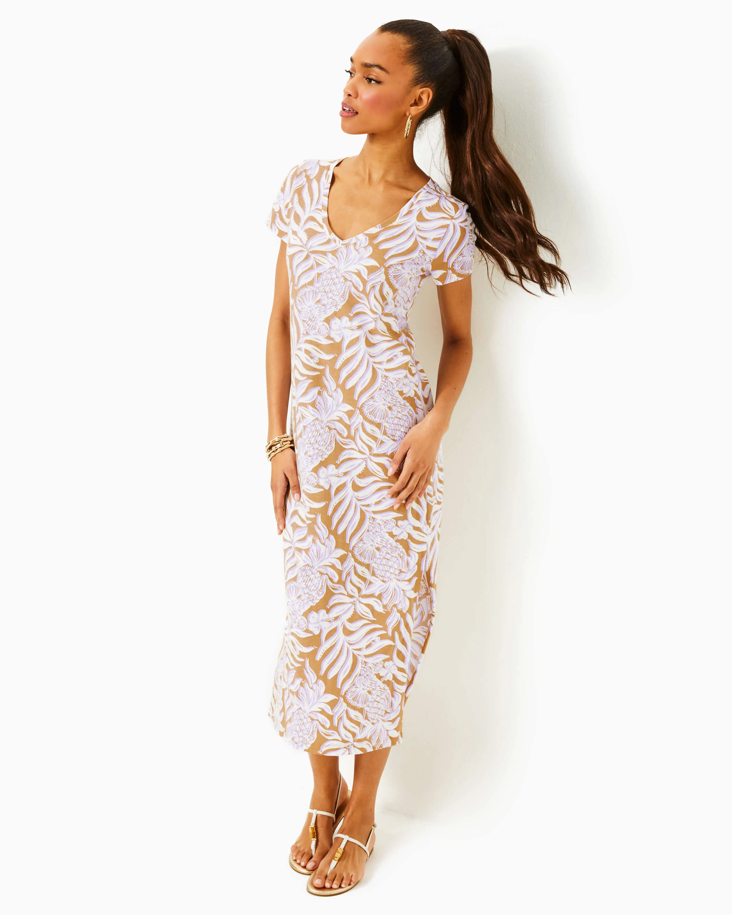 Etta Short Sleeve Maxi Dress