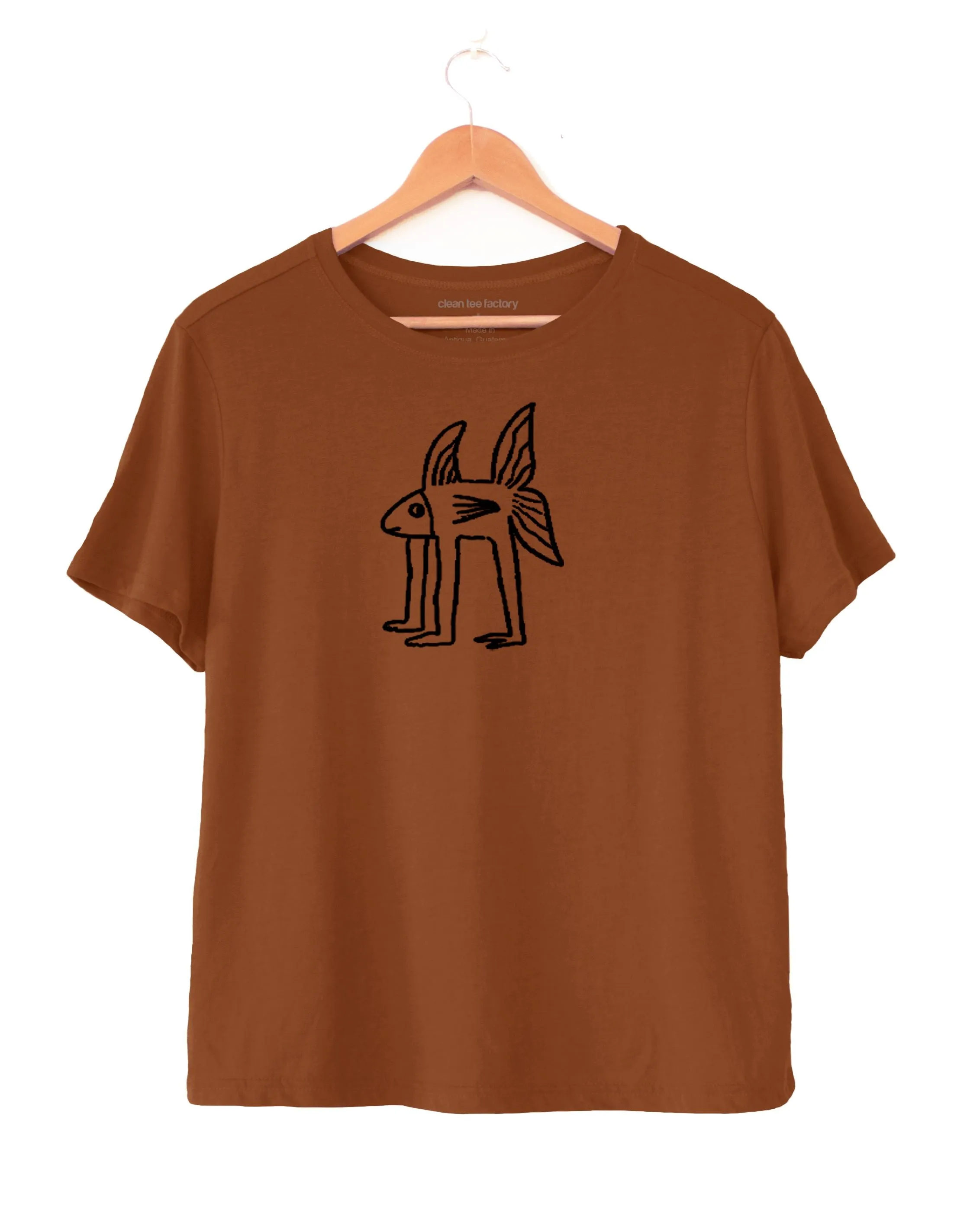 EVOLUTION - Women's Boxy Tee in Butter Soft Cotton/Modal