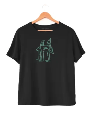 EVOLUTION - Women's Boxy Tee in Butter Soft Cotton/Modal