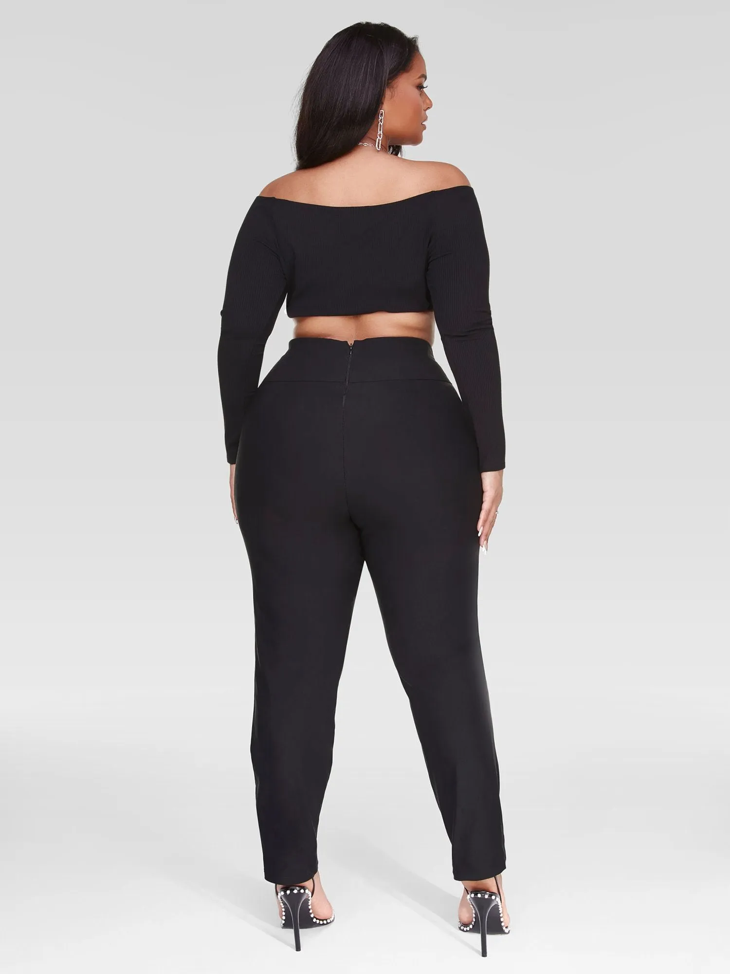 Fashion To Figure - Cameron Tie Front Pants