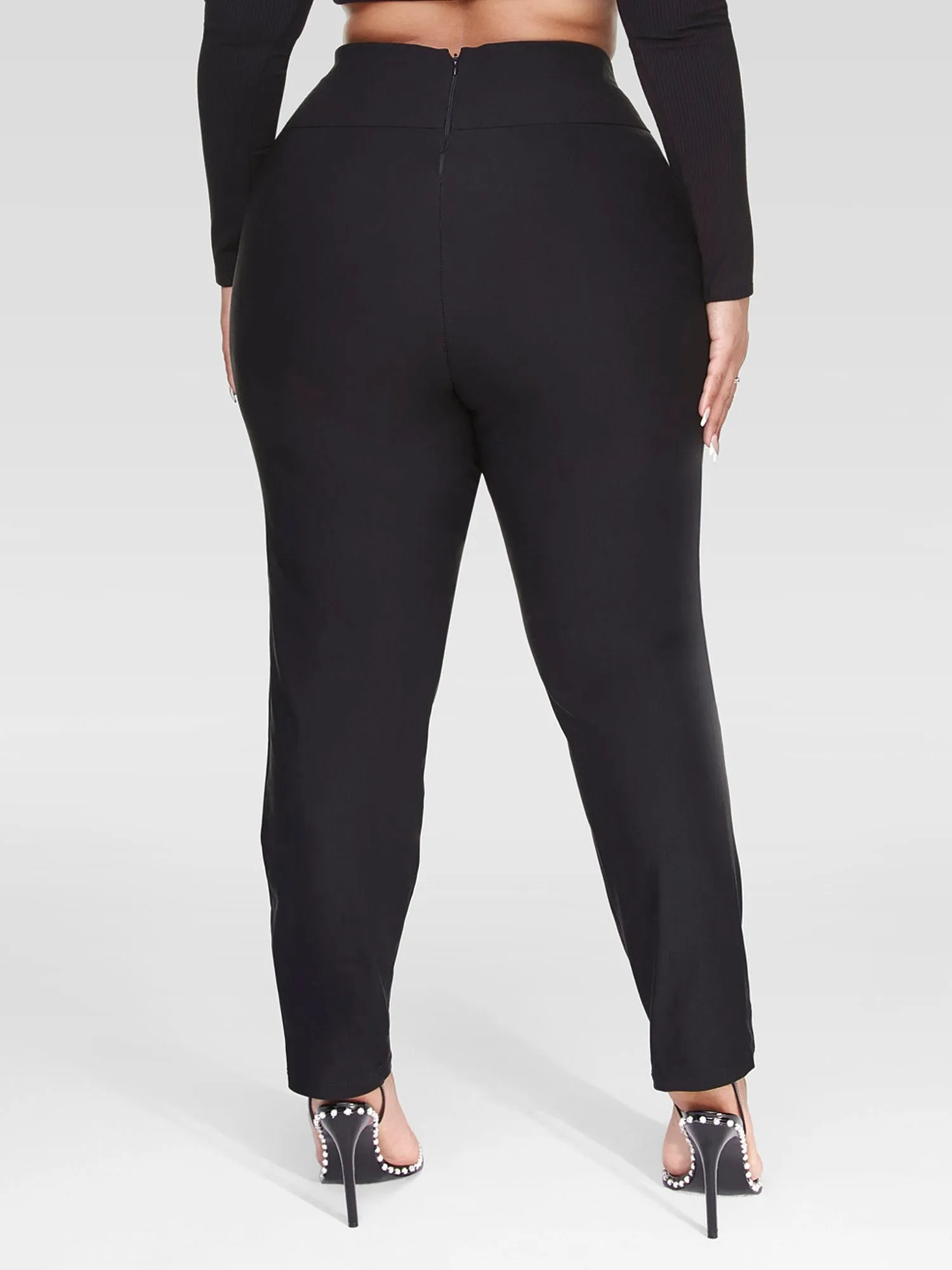 Fashion To Figure - Cameron Tie Front Pants