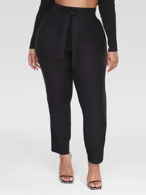 Fashion To Figure - Cameron Tie Front Pants