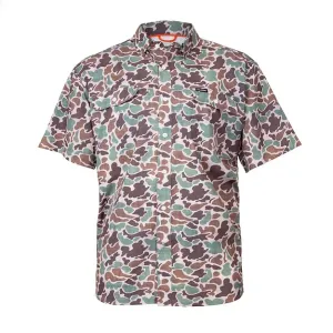 Fieldstone S/S Camo Button Down