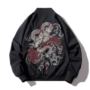 Fire Dragon Bomber Jacket
