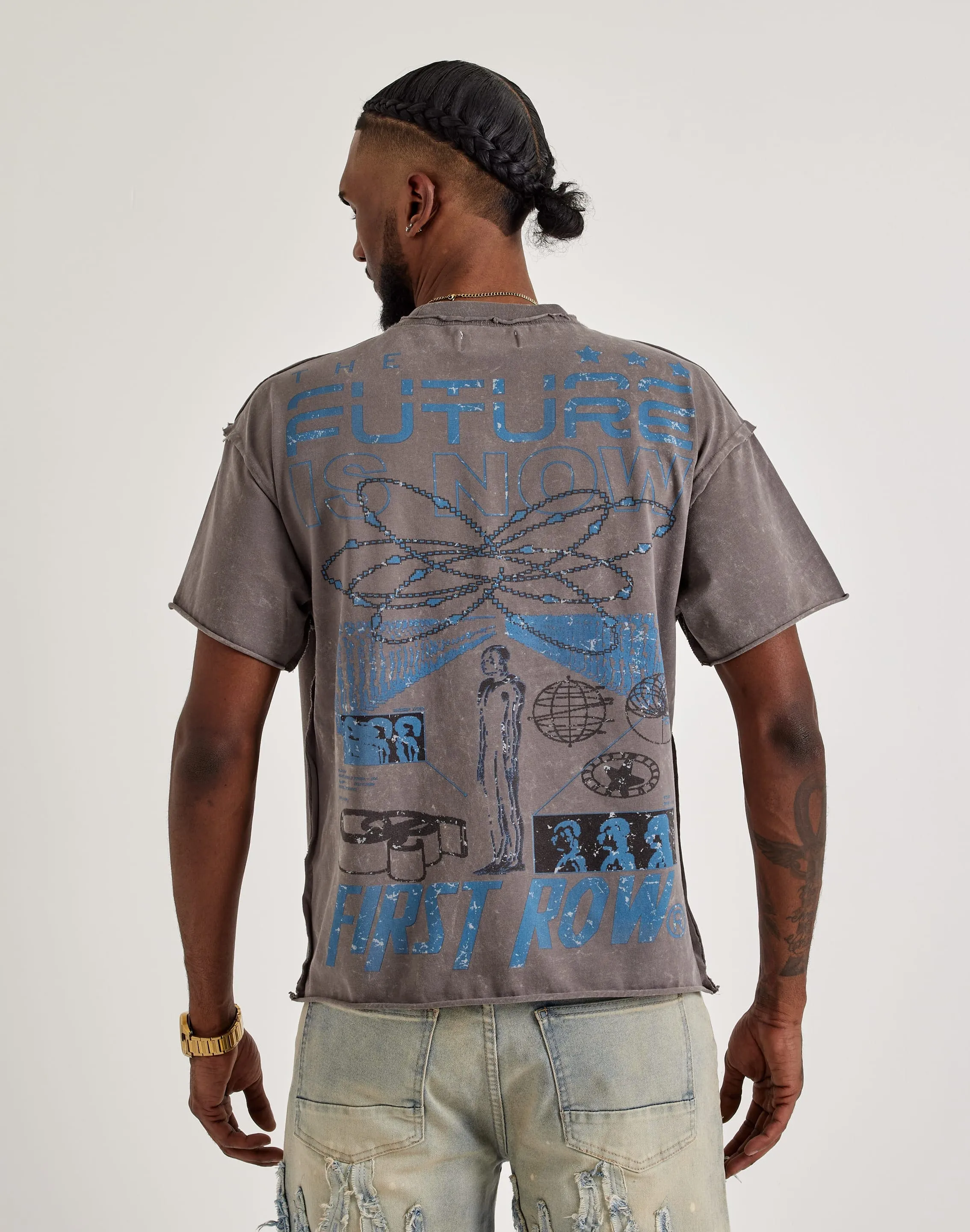 First Row The Future Rhinestone Tee