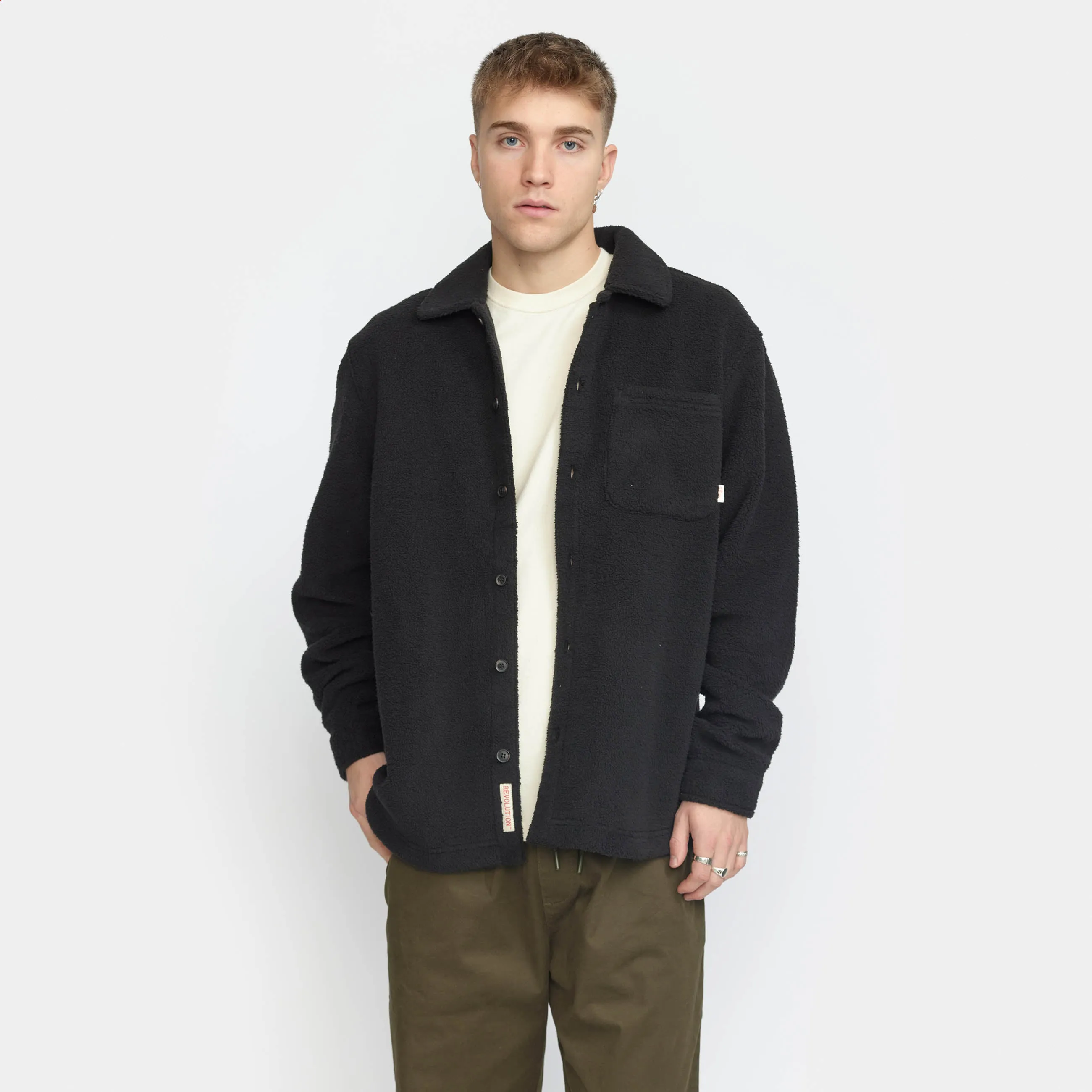 Fleece Overshirt / 3118 - Black