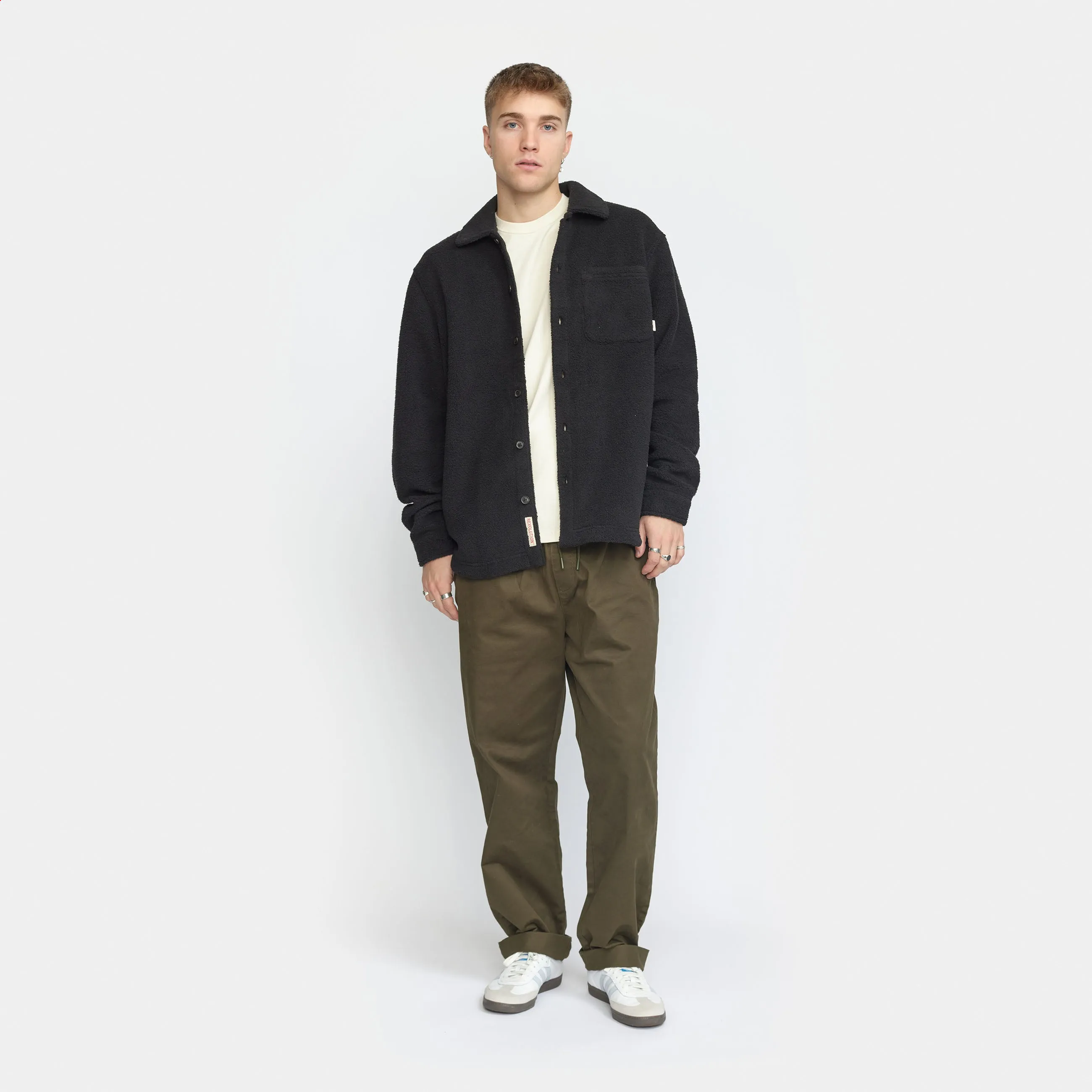 Fleece Overshirt / 3118 - Black