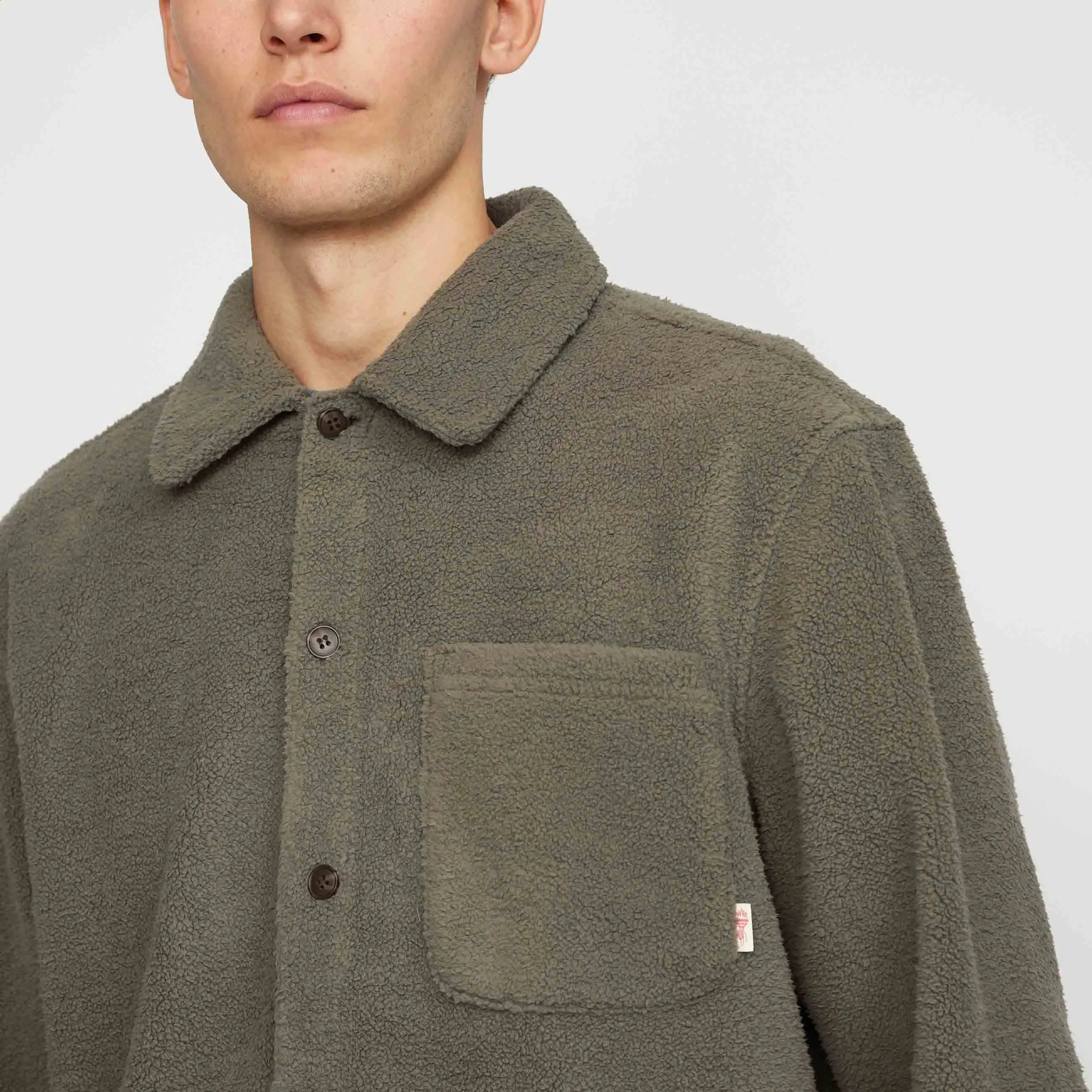 Fleece Overshirt / 3118 - Grey
