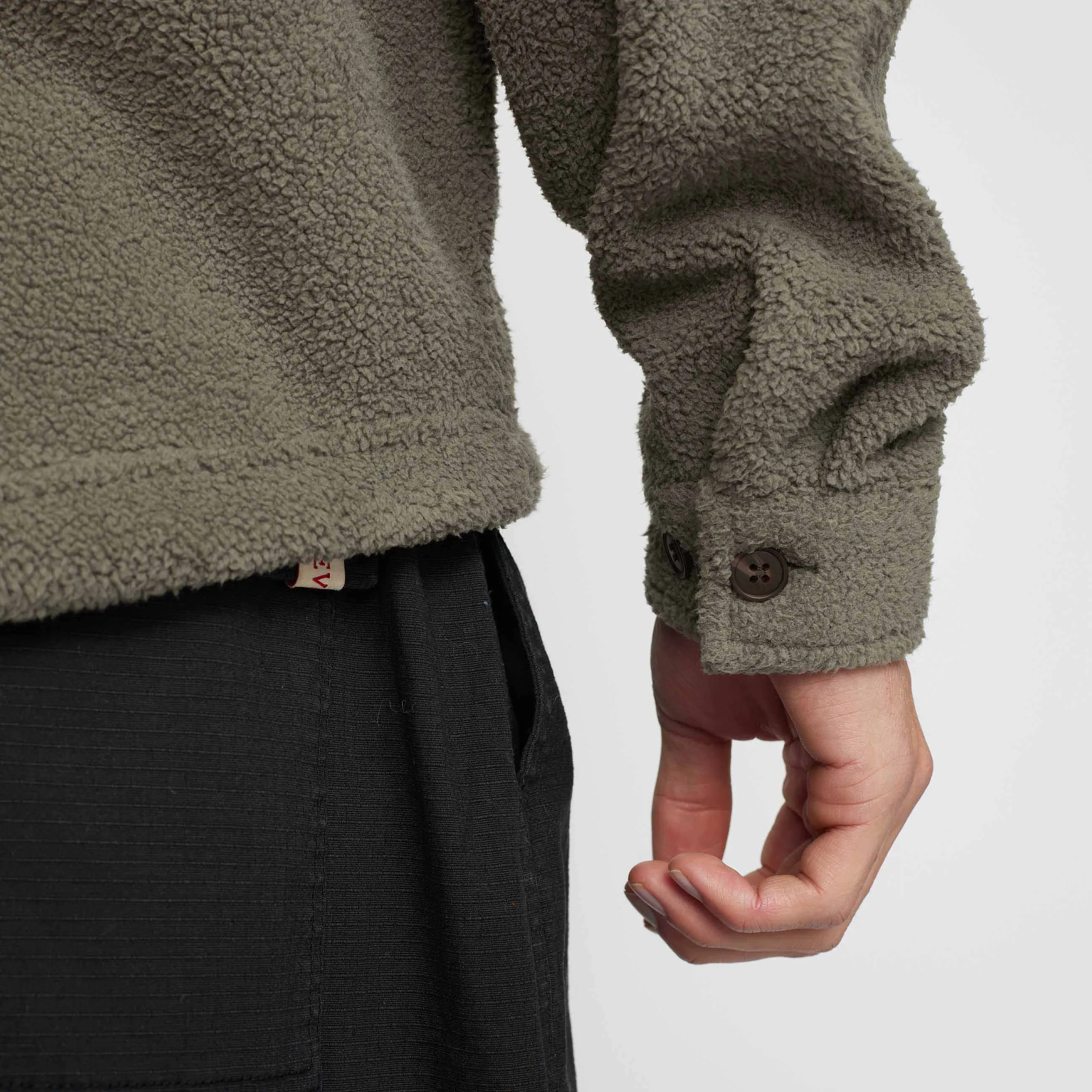 Fleece Overshirt / 3118 - Grey