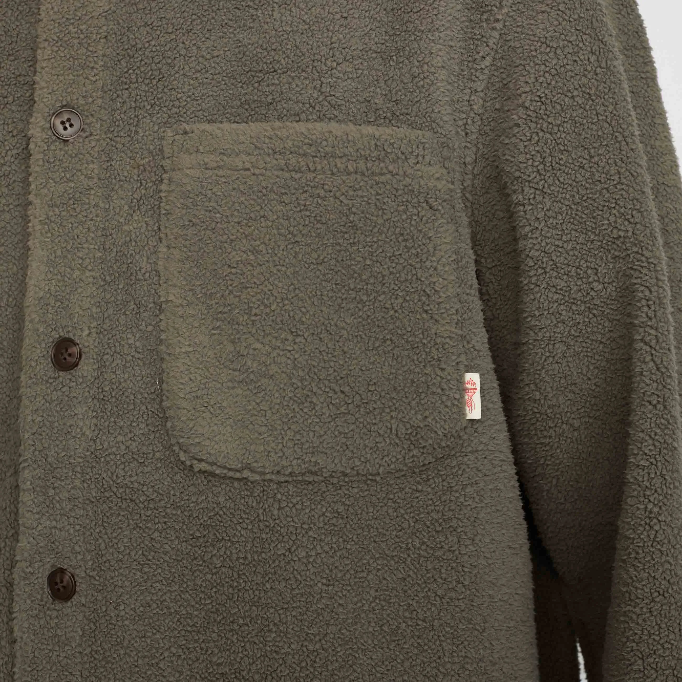 Fleece Overshirt / 3118 - Grey
