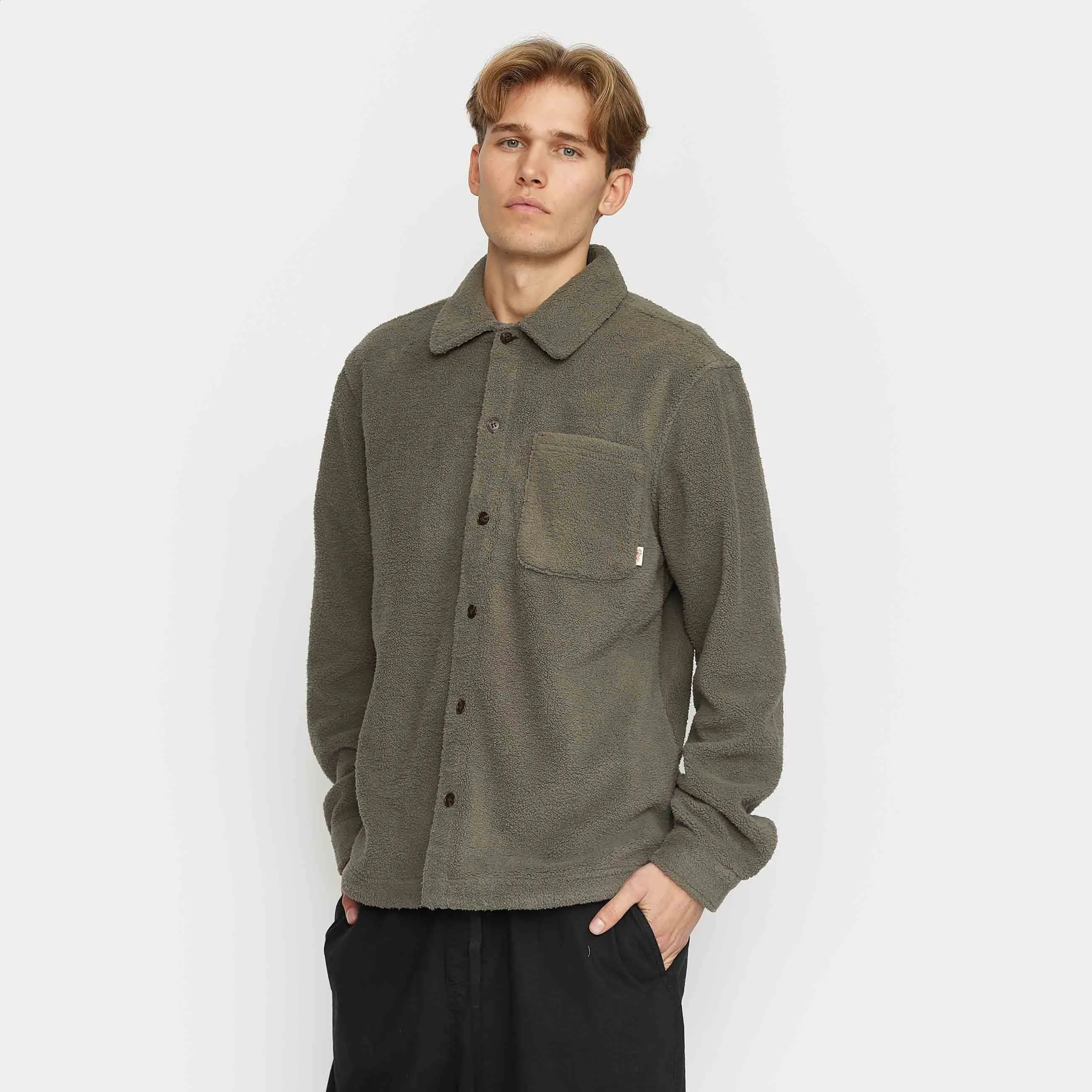 Fleece Overshirt / 3118 - Grey