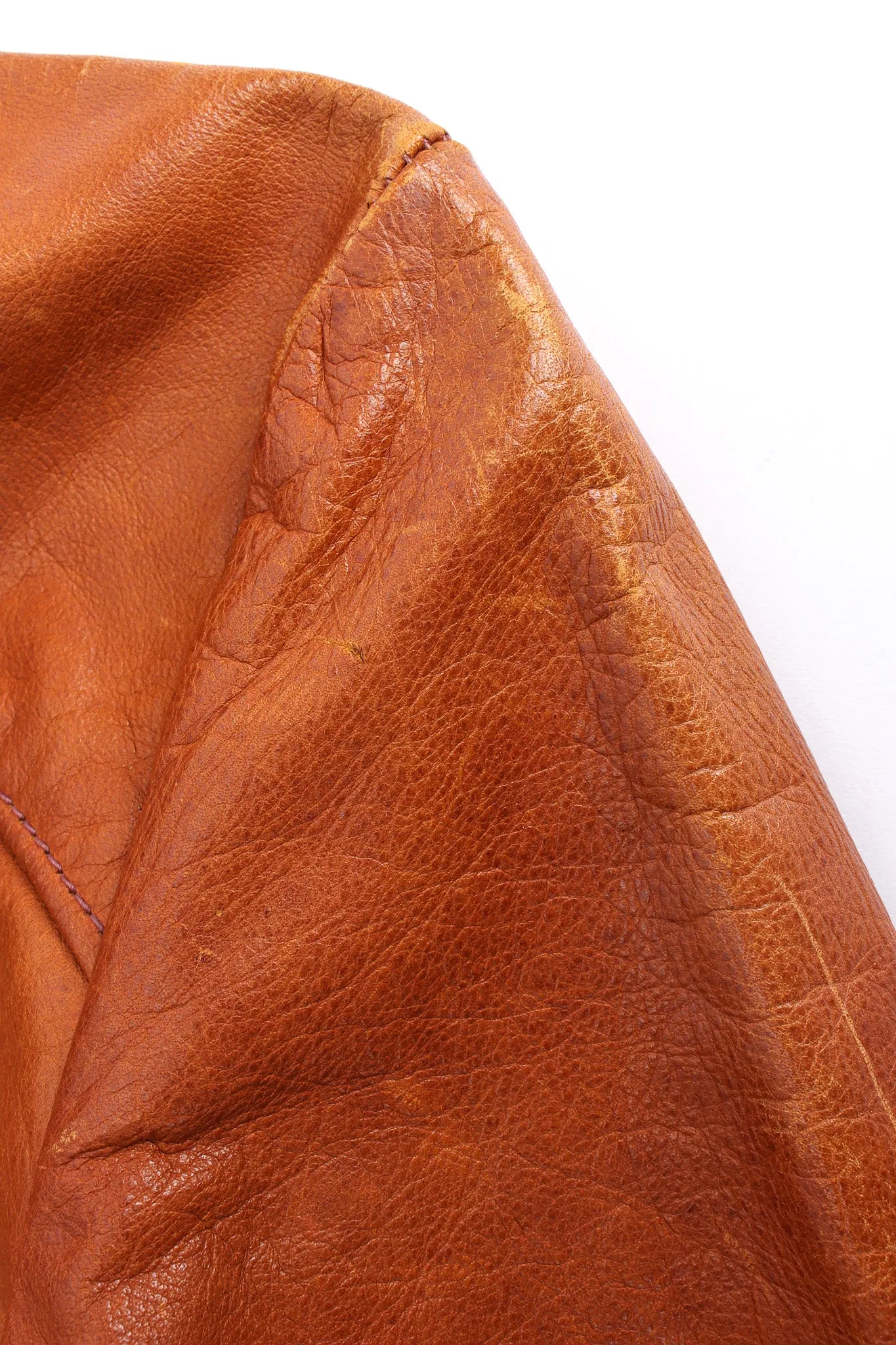Floral Appliqué Leather Jacket