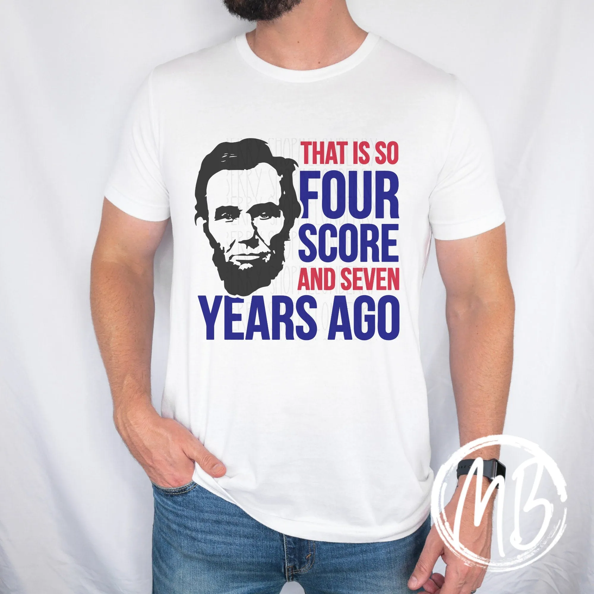 Four Score Tee | USA | Patriotic | Memorial Day | 4th of July |