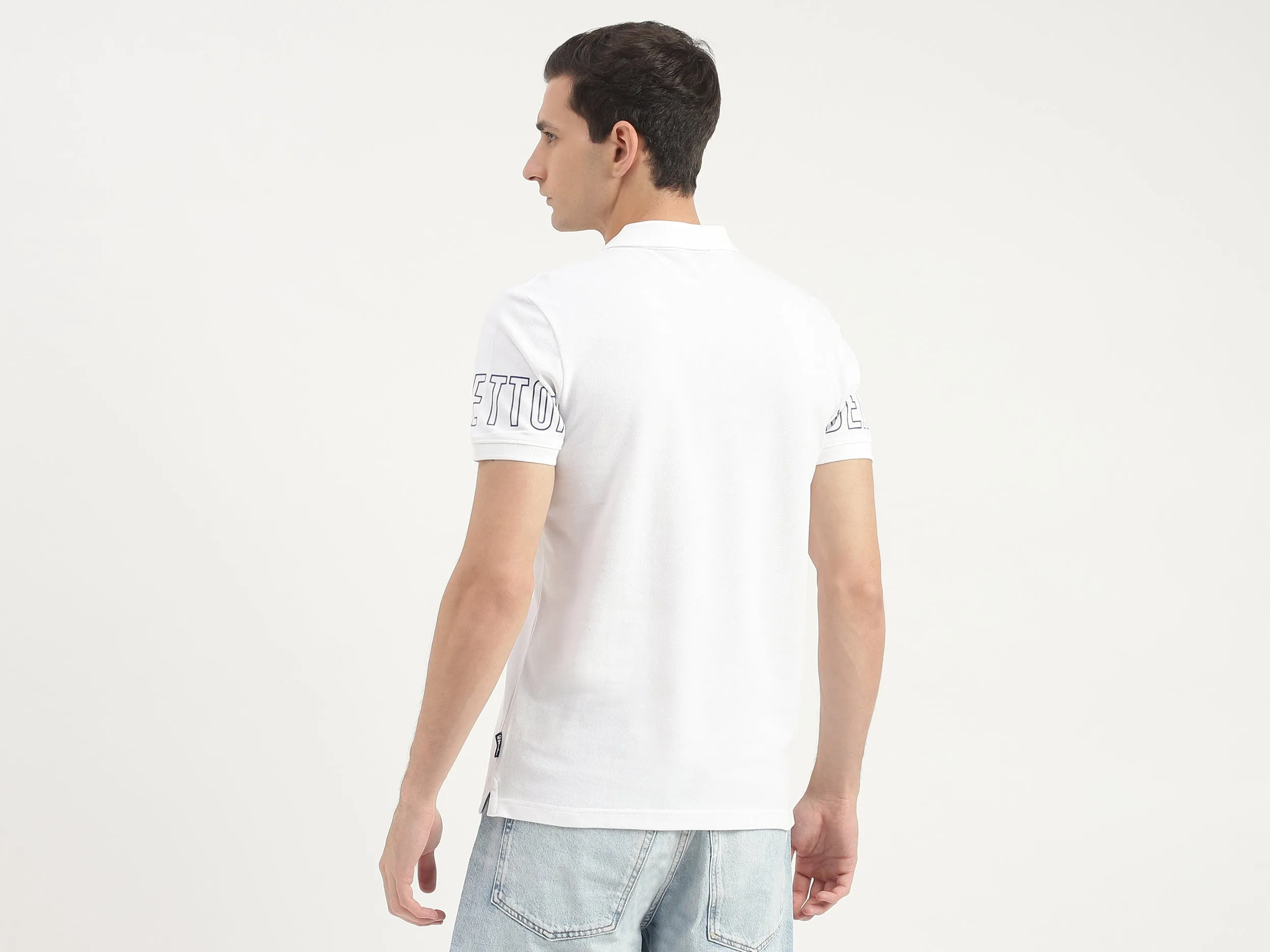 Frame Printed Polo T-Shirt