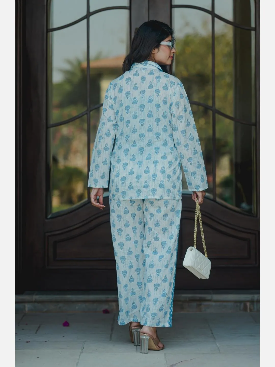 Front belt White Jacket set of 3