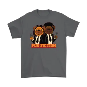 Funny Dog T-shirt, Funny Pug Gift, Pug Fiction Parody Shirt, Funny Pug T-shirt