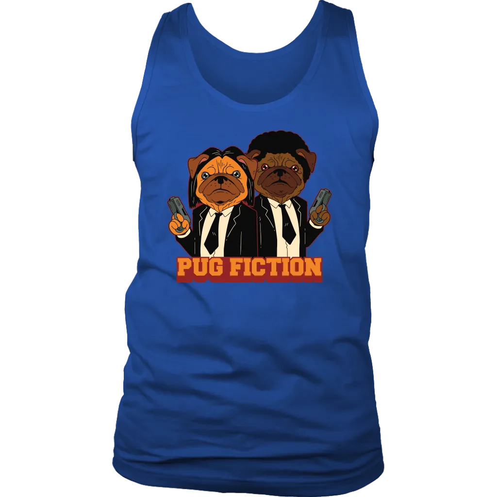 Funny Dog T-shirt, Funny Pug Gift, Pug Fiction Parody Shirt, Funny Pug T-shirt