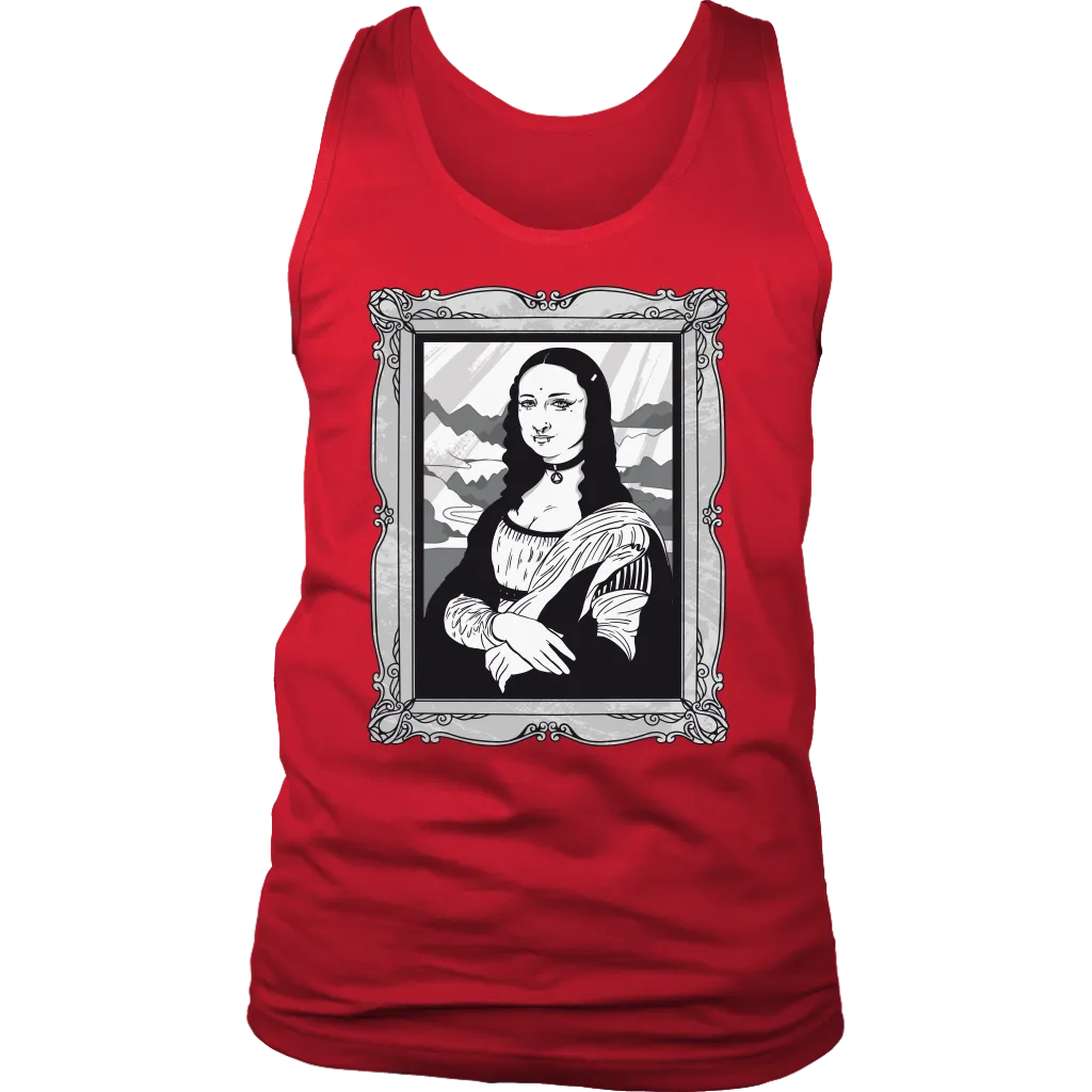 Funny Mona Lisa T-shirt, Goth Mona Lisa Shirt, Funny Mona Lisa Gift, Goth T-shirt