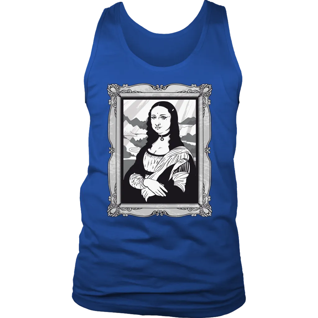 Funny Mona Lisa T-shirt, Goth Mona Lisa Shirt, Funny Mona Lisa Gift, Goth T-shirt