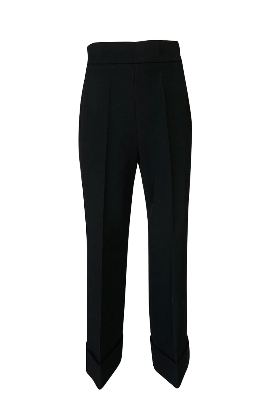 F/W 2002 Prada Runway Look 19 Navy Top & Black Pants Set